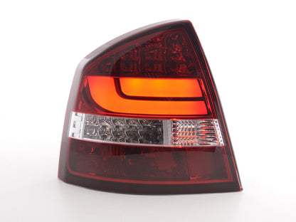 LED Rückleuchten Set Skoda Octavia 1Z Limo Bj. 05-12 rot/klar