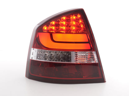 LED Rückleuchten Set Skoda Octavia 1Z Limo Bj. 05-12 rot/klar