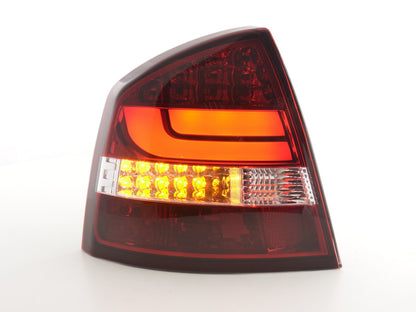 LED Rückleuchten Set Skoda Octavia 1Z Limo Bj. 05-12 rot/klar