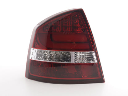 LED Rückleuchten Set Skoda Octavia 1Z Limo Bj. 05-12 rot/klar