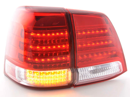 LED Rückleuchten Set Toyota Land Cruiser Typ FJ200 Bj. 07-08 chrom