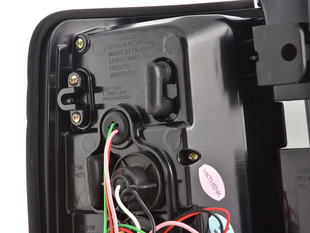 LED Rückleuchten Set Lightbar VW Caddy 2K  03-15 schwarz