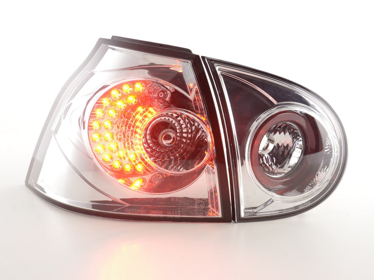 LED Rückleuchten Set VW Golf 5 Typ 1K  2003-2008 chrom für Rechtslenker