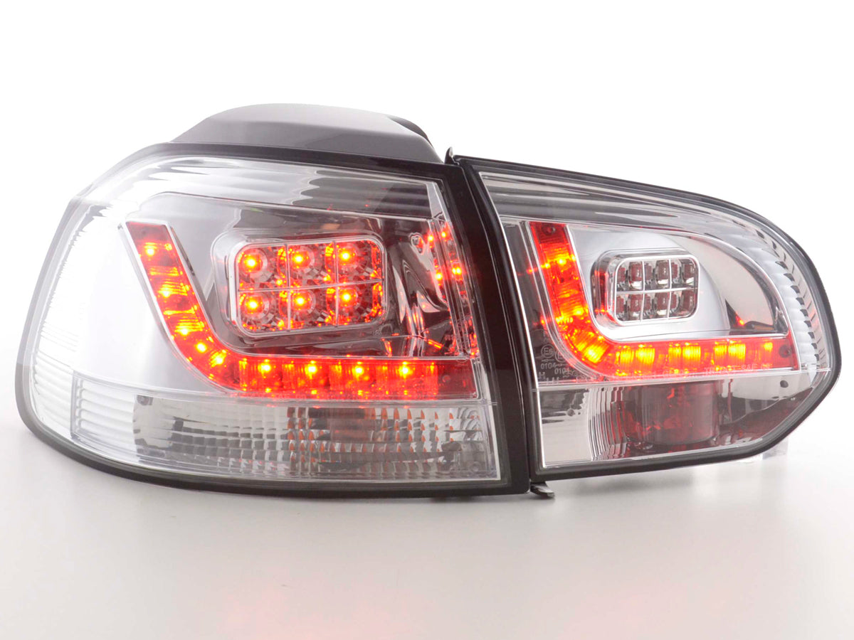 LED Rückleuchten Set VW Golf 6 Typ 1K Bj. 2008-2012 chrom