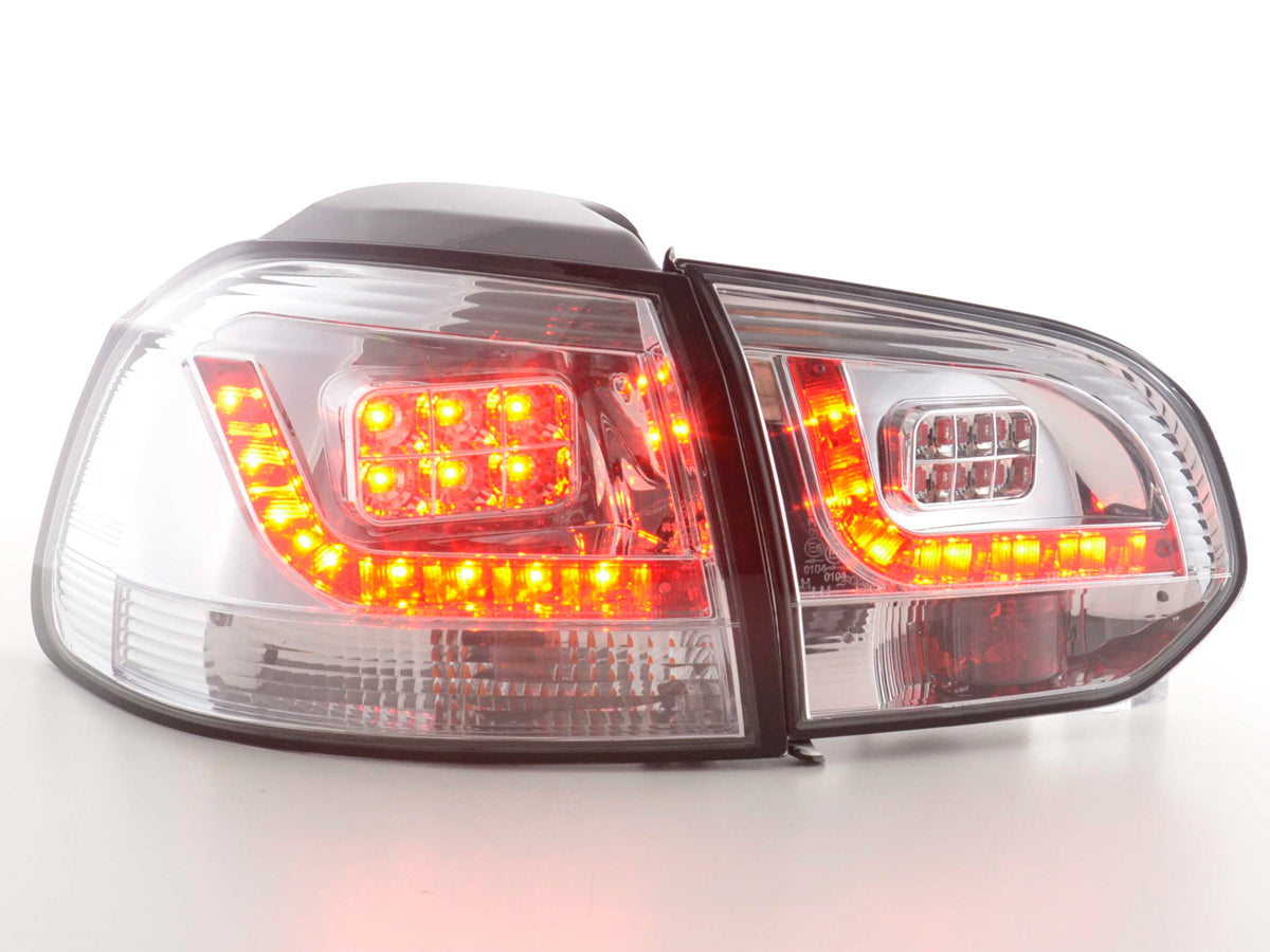 LED Rückleuchten Set VW Golf 6 Typ 1K Bj. 2008-2012 chrom