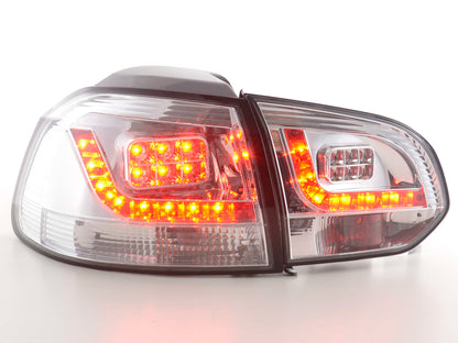 LED Rückleuchten Set VW Golf 6 Typ 1K Bj. 2008-2012 chrom