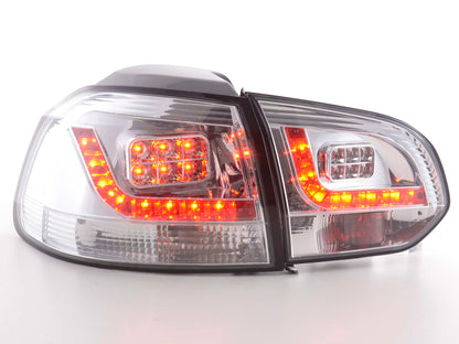 LED Rückleuchten Set VW Golf 6 Typ 1K Bj. 2008-2012 chrom