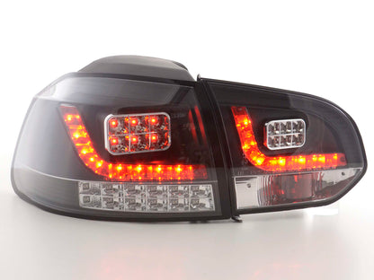 LED Rückleuchten Set VW Golf 6 Typ 1K Bj. 2008 bis 2012 schwarz mit Led Blinker