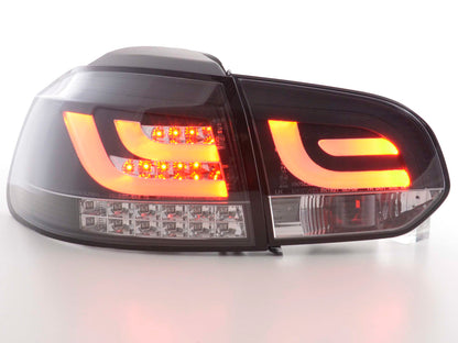 LED Rückleuchten Set VW Golf 6 Typ 1K Bj. 2008 bis 2012 schwarz mit Led Blinker