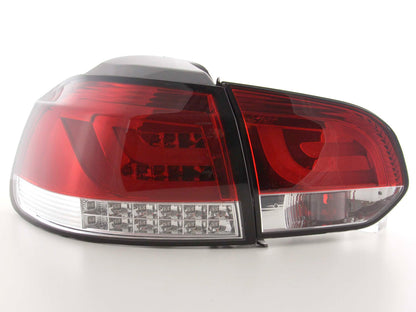 LED Rückleuchten Set VW Golf 6 Typ 1K Bj. 2008 bis 2012 rot/klar mit Led Blinker