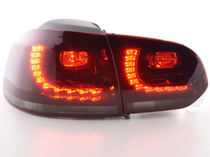 LED Rückleuchten Set VW Golf 6 Typ 1K  2008-2012 rot/schwarz GTI-Look