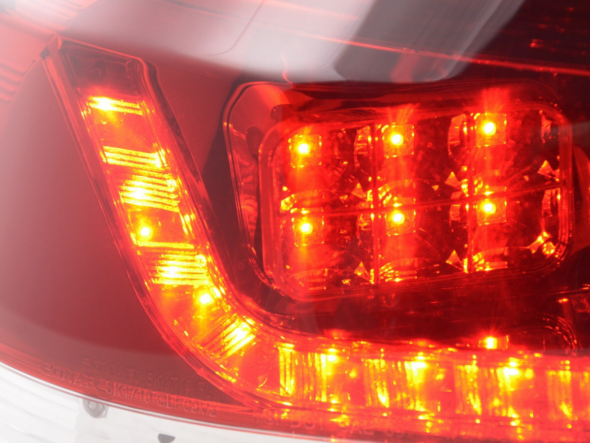 LED Rückleuchten Set VW Golf 6 Typ 1K Bj. 2008-2012 klar/rot für Rechtslenker
