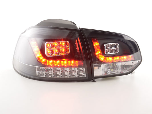LED Rückleuchten Set VW Golf 6 Typ 1K Bj. 2008-2012 schwarz mit Led Blinker für Rechtslenker