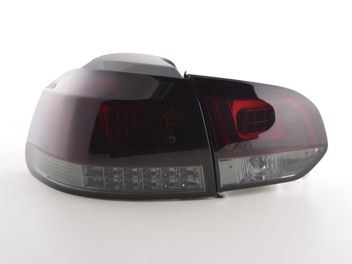 LED Rückleuchten Set VW Golf 6 Typ 1K Bj. 2008-2012 rot/schwarz mit Led Blinker für Rechtslenker