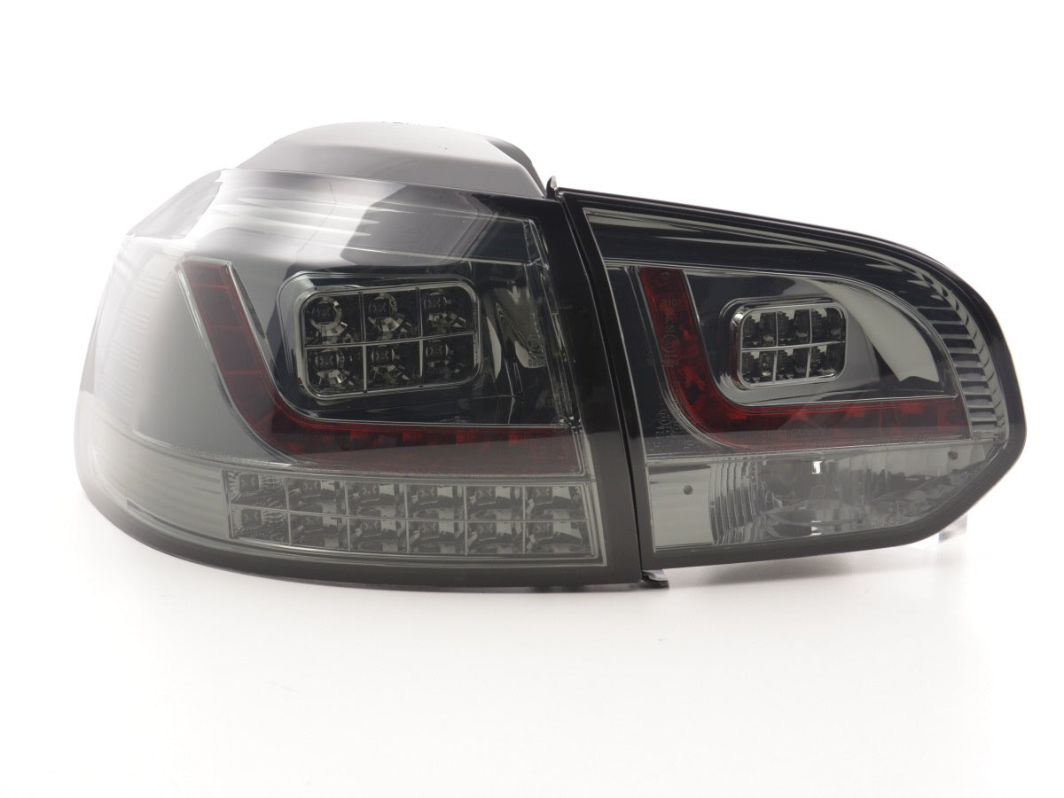 LED Rückleuchten Set VW Golf 6 Typ 1K Bj. 2008-2012 schwarz mit Led Blinker für Rechtslenker