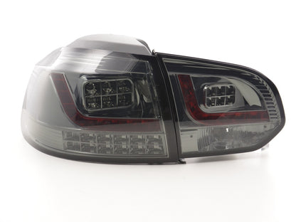 LED Rückleuchten Set VW Golf 6 Typ 1K Bj. 2008-2012 schwarz mit Led Blinker für Rechtslenker