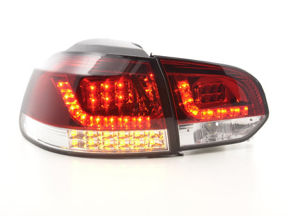 LED Rückleuchten Set VW Golf 6 Typ 1K Bj. 2008-2012 rot/klar mit Led Blinker für Rechtslenker