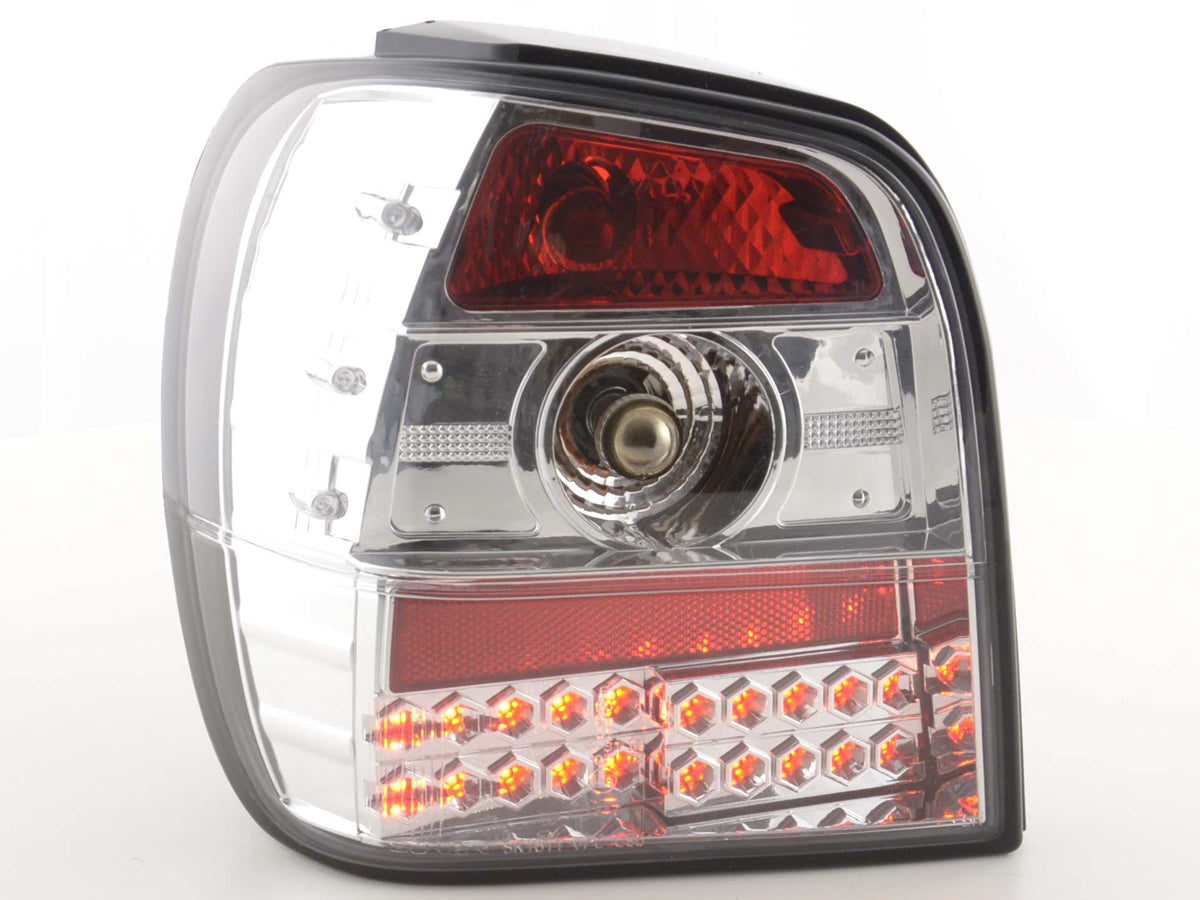 LED Rückleuchten Set VW Polo Typ 6N Bj. 94-99 chrom