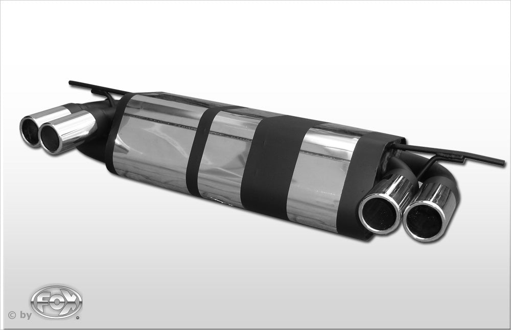 FOX Lotus Elise Endschalldämpfer Ausgang rechts/links - 2x63 Typ 12 rechts/links