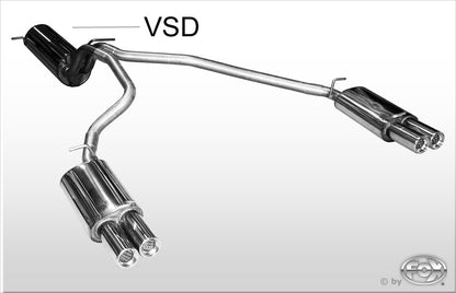 FOX Range Rover II Typ LP Vorschalldämpfer