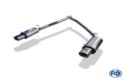 FOX Range Rover II Typ LP Endschalldämpfer rechts/links - 135x80 Typ 53 rechts/links