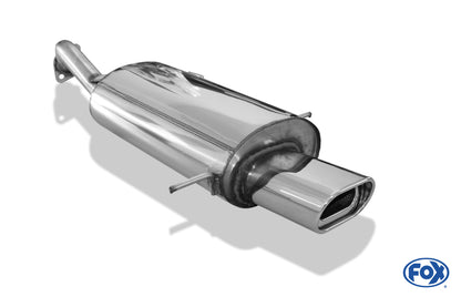 FOX Mazda 323 Typ BG/ MX3 Typ EC Endschalldämpfer mit Flansch - 135x80 Typ 53