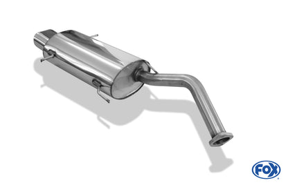 FOX Mazda 323 Typ BG/ MX3 Typ EC Endschalldämpfer mit Flansch - 135x80 Typ 53