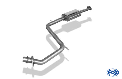 FOX Mazda MX3 Typ EC Vorschalldämpfer mit Tulpe und Flansch