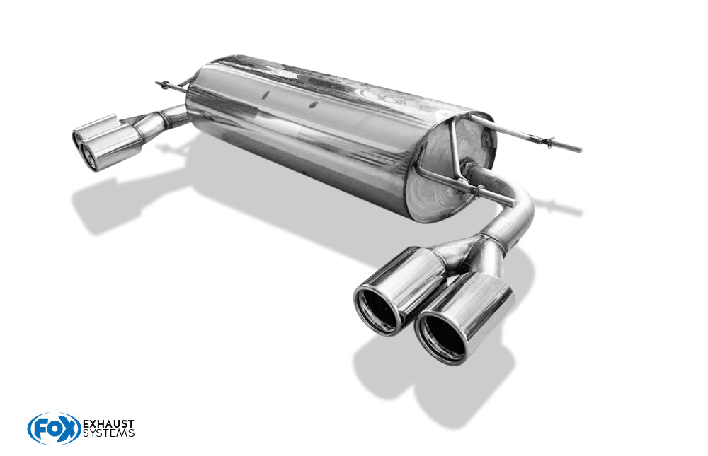FOX Mazda MX5 Typ NC Endschalldämpfer Ausgang rechts/links - 2x76 Typ 13 rechts/links - dezenter sportlicher Sound mit EWG-Betriebserlaubnis