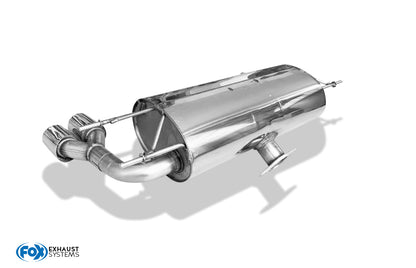 FOX Mazda MX5 Typ NC Endschalldämpfer Ausgang rechts/links - 2x76 Typ 13 rechts/links - dezenter sportlicher Sound mit EWG-Betriebserlaubnis
