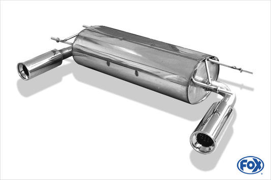 FOX Mazda MX5 Typ NC Endschalldämpfer Ausgang rechts/links - 1x90 Typ 13 rechts/links - kernig sportlicher Sound mit TÜV-Teilegutachten
