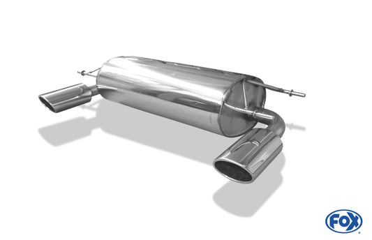FOX Mazda MX5 Typ NC Endschalldämpfer Ausgang rechts/links - 115x85 Typ 32 rechts/links - dezenter sportlicher Sound mit EWG-Betriebserlaubnis