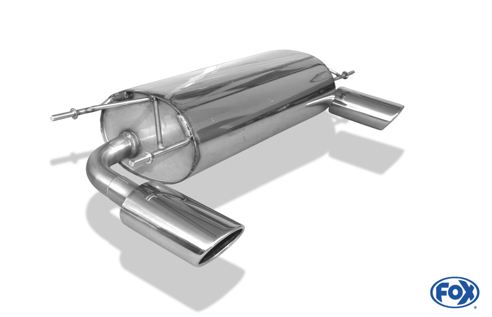 FOX Mazda MX5 Typ NC Endschalldämpfer Ausgang rechts/links - 115x85 Typ 32 rechts/links - dezenter sportlicher Sound mit EWG-Betriebserlaubnis