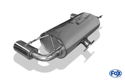 FOX Mazda MX5 Typ NC Endschalldämpfer Ausgang rechts/links - 115x85 Typ 32 rechts/links - kernig sportlicher Sound mit TÜV-Teilegutachten