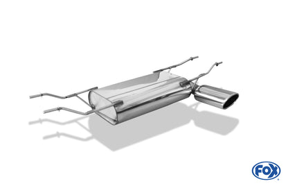 FOX Mazda MX5 - ND Endschalldämpfer quer Ausgang rechts - 115x85 Typ 32
