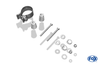 FOX Mazda MX5 - ND Endschalldämpfer quer Ausgang rechts - 2x70 Typ 16