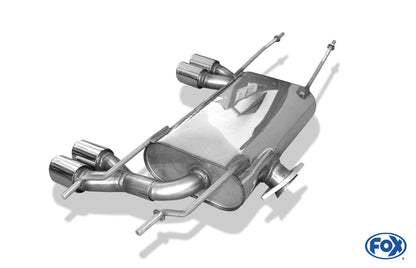 FOX Mazda MX5 - ND Endschalldämpfer quer Ausgang rechts/links - 2x70 Typ 16 rechts/links
