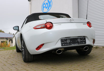 FOX Mazda MX5 - ND Endschalldämpfer quer Ausgang rechts/links - 1x115x85 Typ 32 rechts/links