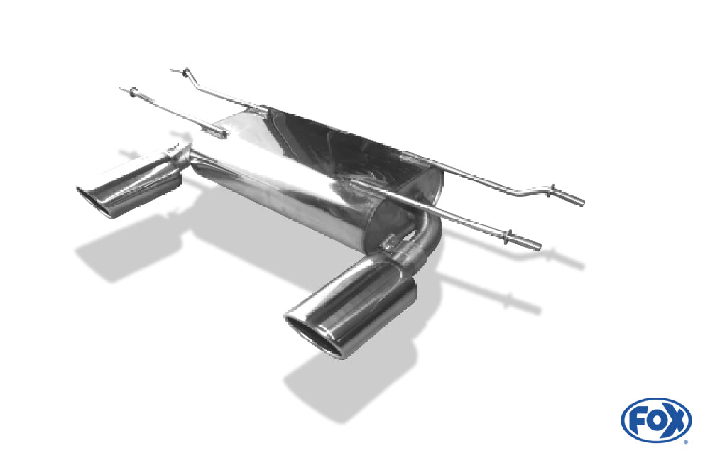 FOX Mazda MX5 - ND Endschalldämpfer quer Ausgang rechts/links - 1x115x85 Typ 32 rechts/links