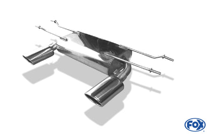 FOX Mazda MX5 - ND Endschalldämpfer quer Ausgang rechts/links - 1x115x85 Typ 32 rechts/links