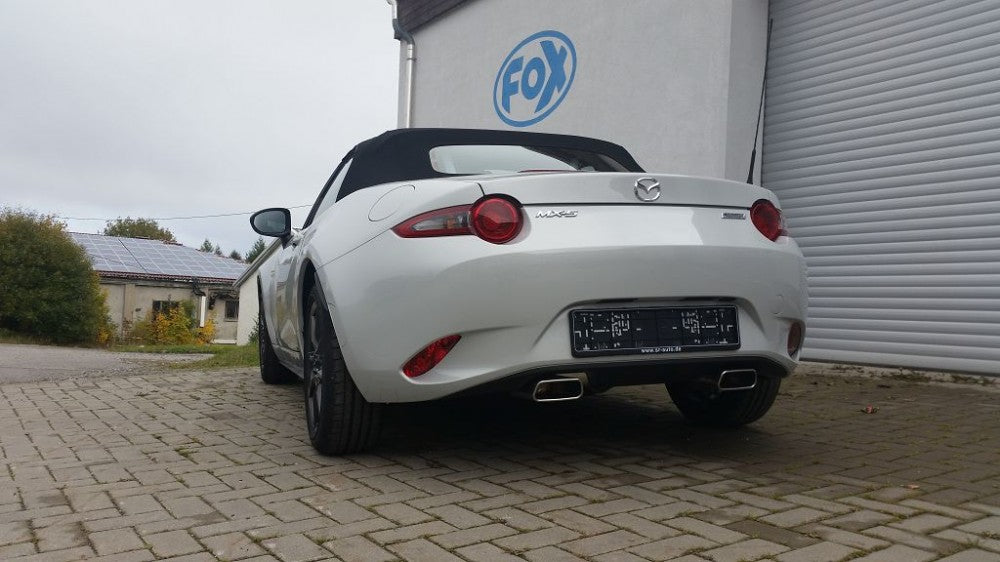 FOX Mazda MX5 - ND Endschalldämpfer quer Ausgang rechts/links - 1x145x65 Typ 59 rechts/links