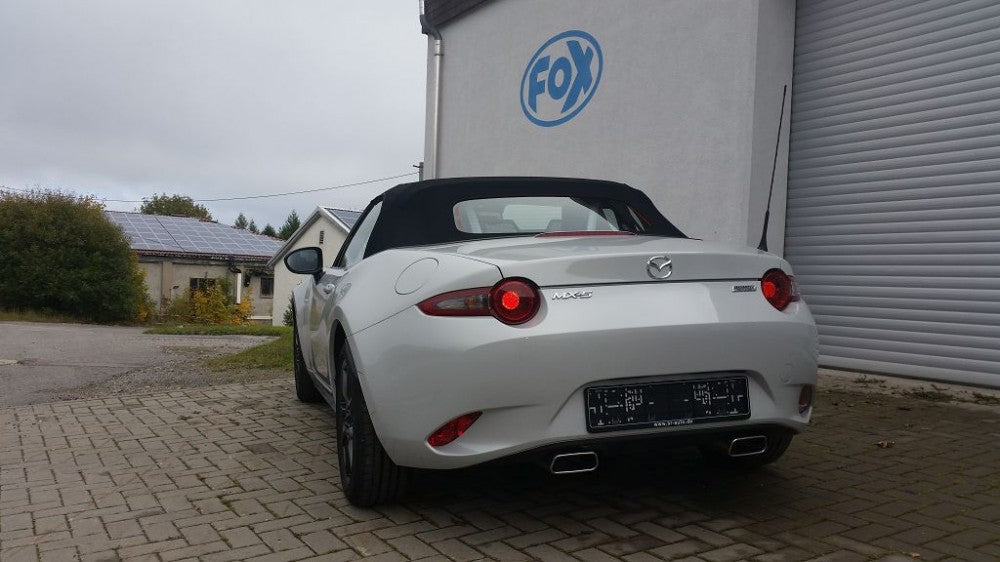FOX Mazda MX5 - ND Endschalldämpfer quer Ausgang rechts/links - 1x145x65 Typ 59 rechts/links