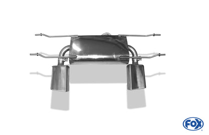 FOX Mazda MX5 - ND Endschalldämpfer quer Ausgang rechts/links - 1x145x65 Typ 59 rechts/links