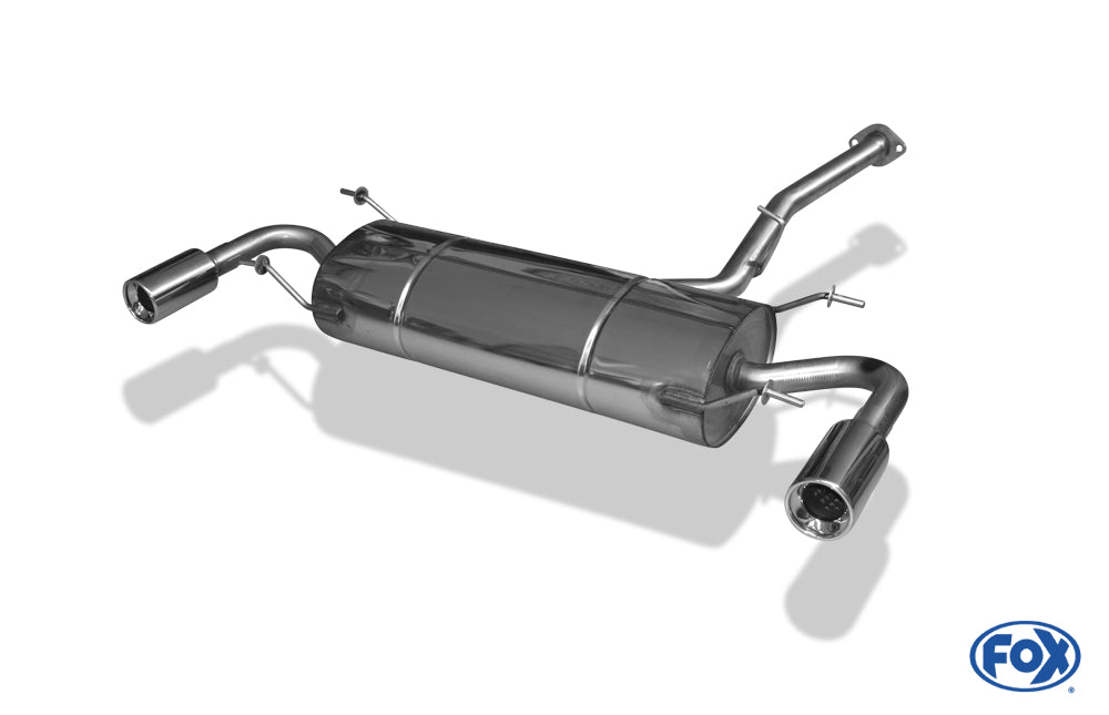 FOX Mazda RX8 Endschalldämpfer quer Ausgang rechts/links - 1x90 Typ 13 rechts/links