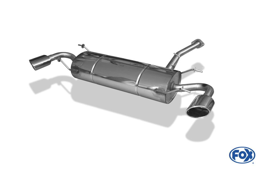 FOX Mazda RX8 Endschalldämpfer quer Ausgang rechts/links - 115x85 Typ 38 rechts/links