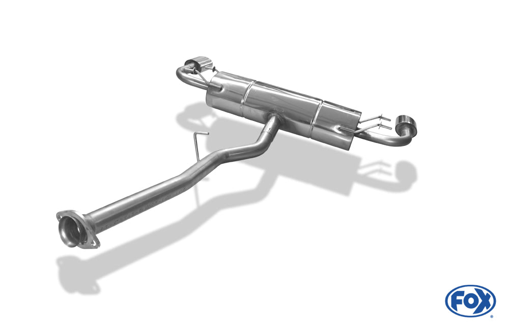 FOX Mazda RX8 Endschalldämpfer quer Ausgang rechts/links - 115x85 Typ 38 rechts/links