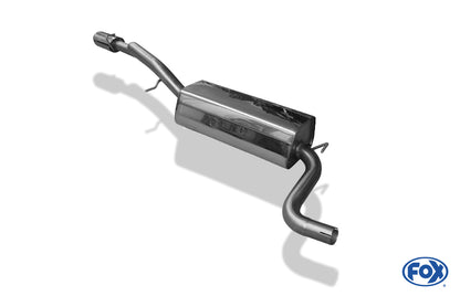 FOX Mazda 3 - BK Endschalldämpfer - 115x85 Typ 33