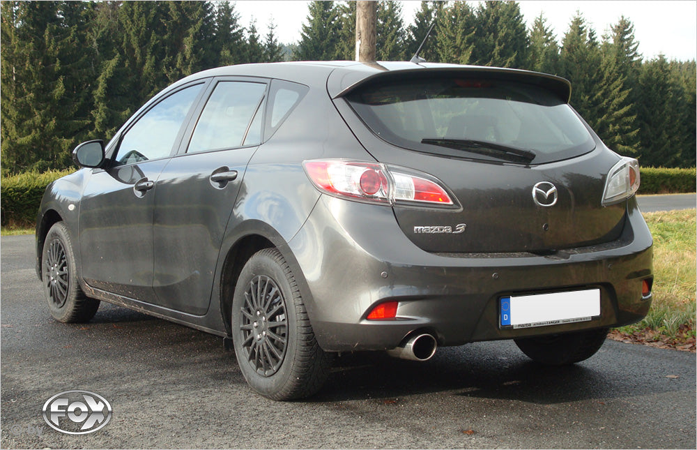 FOX Mazda 3 BL - Benzin Endschalldämpfer - 1x100 Typ 16