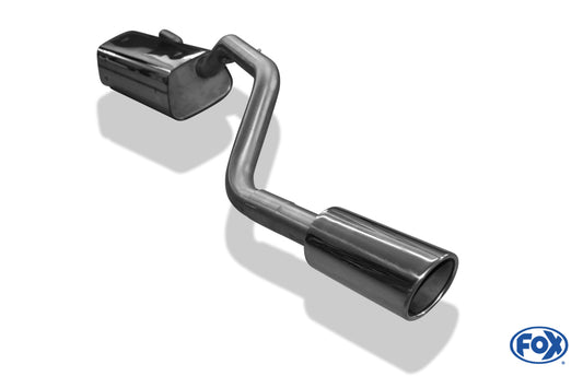 FOX Mazda 3 BL - Benzin Endschalldämpfer - 1x100 Typ 16