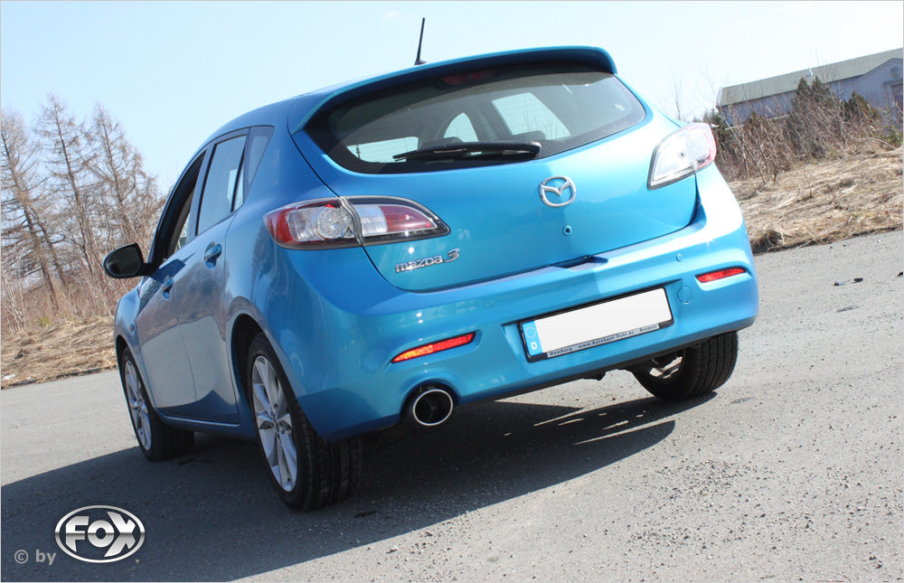 FOX Mazda 3 BL - Diesel Endschalldämpfer - 129x106 Typ 32